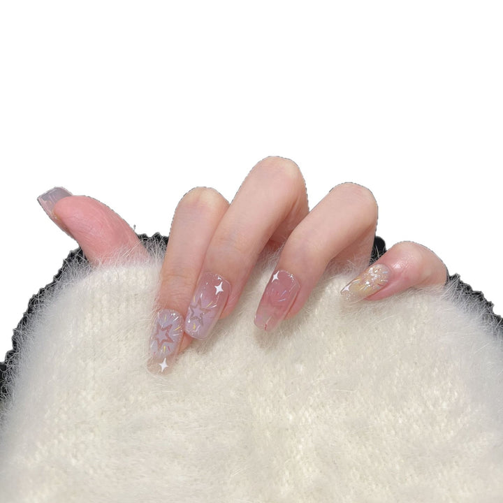 Starry Sky-Inspired Press-On Nail Art Set Kalsten