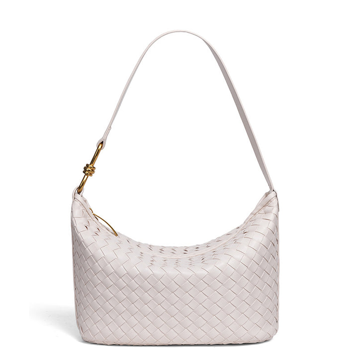Stylish Woven Leather Handbag Kalsten