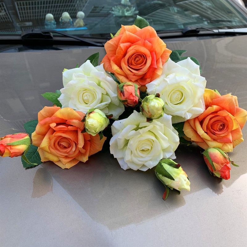 Realistic Artificial Rose Floral Arrangement