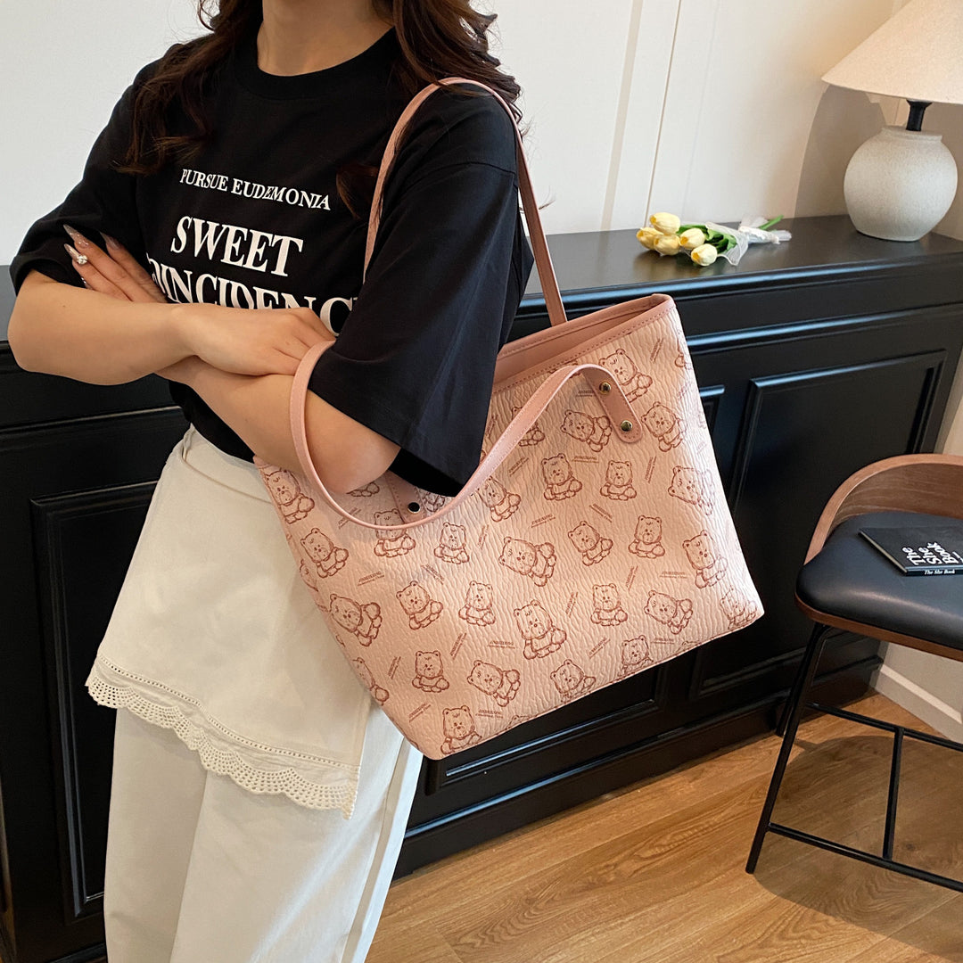 Playful Graphic Tote Bag Kalsten