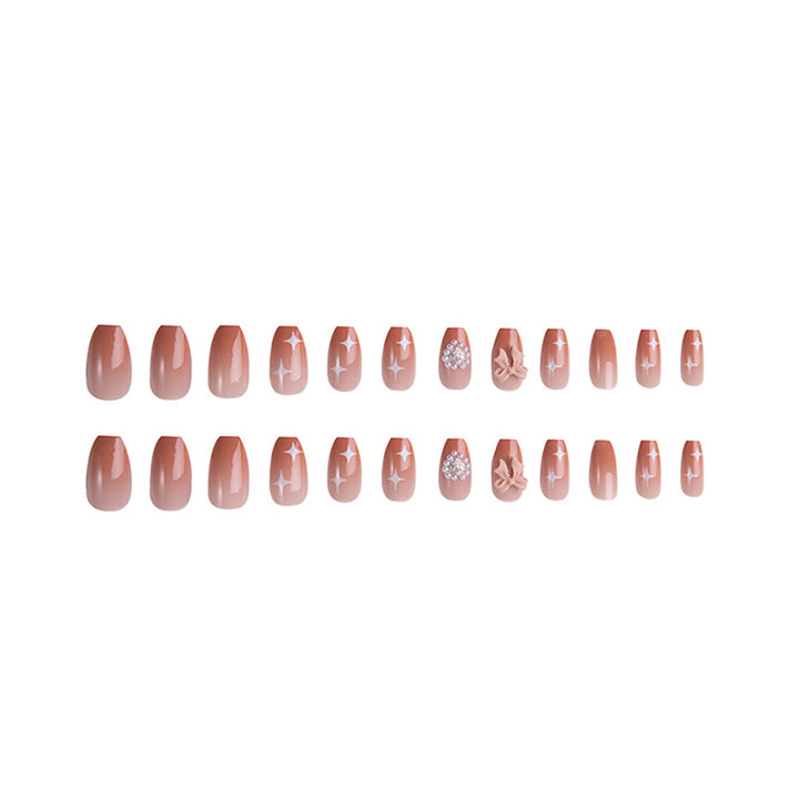 Elegant Decorative Press-On Nail Set