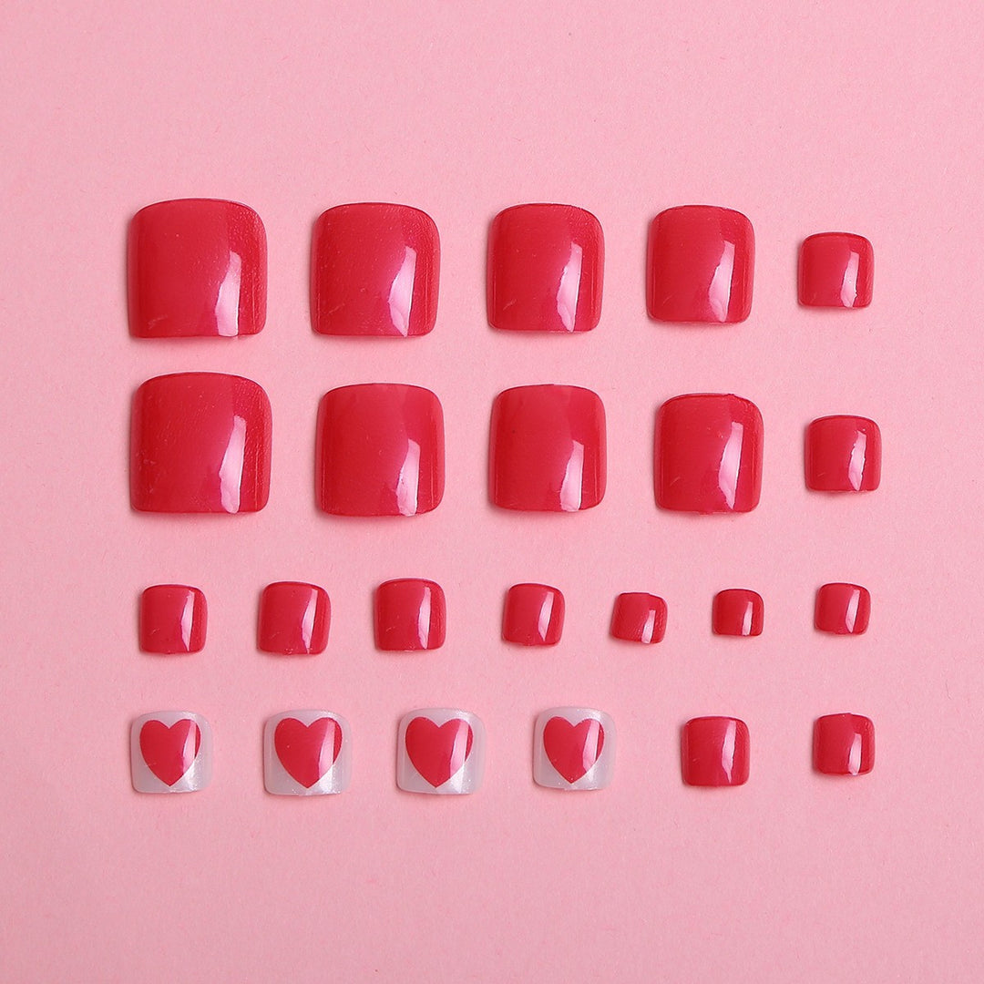 Floral Design Press-On Nail Set Kalsten