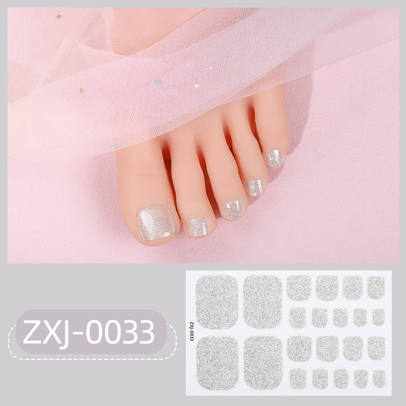 Premium Glitter Toenail Wraps