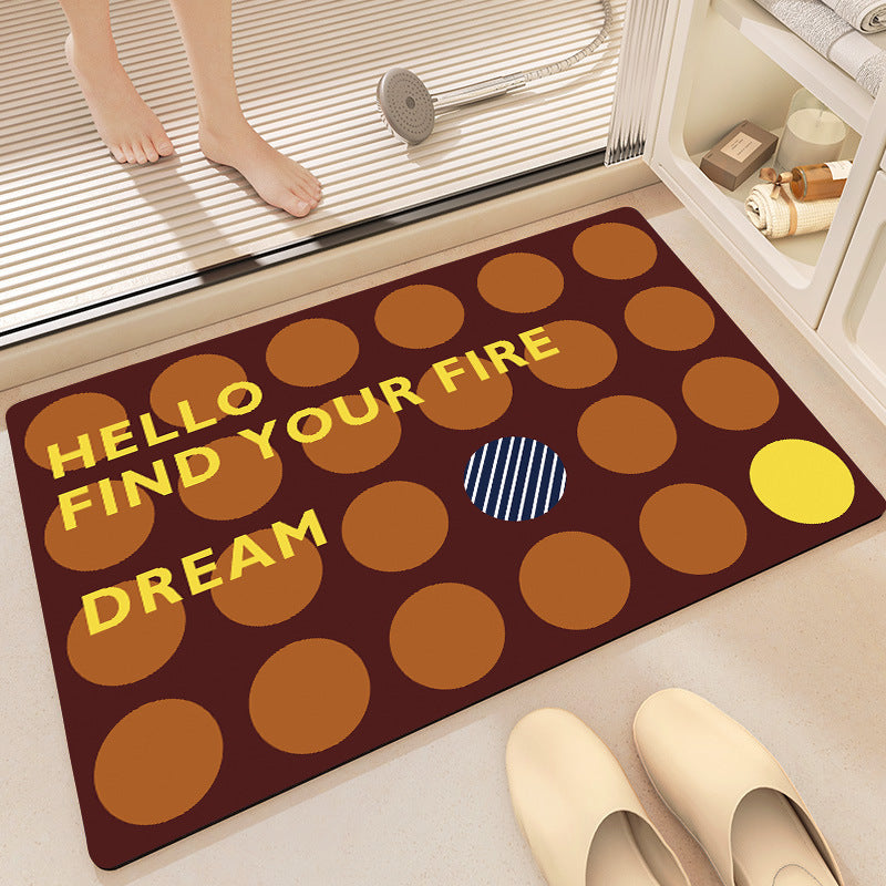 Decorative Bath Mat Kalsten