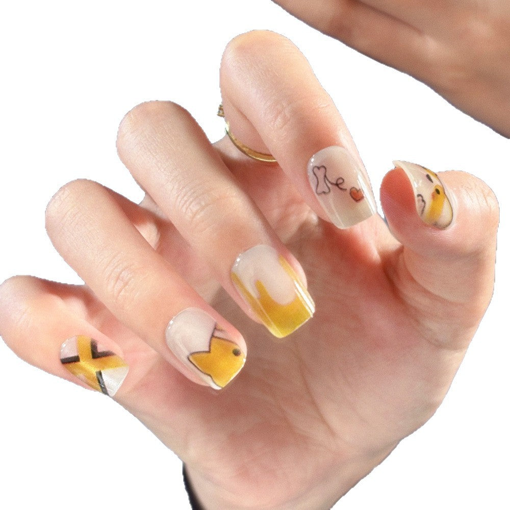 Adorable Animal-Themed Press-On Nail Set Kalsten
