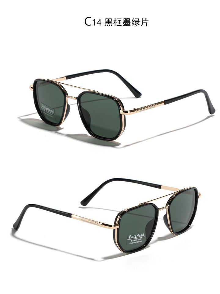 Women's Square Sunglasses with Polarized Lenses and Elegant Metal Frame Kalsten