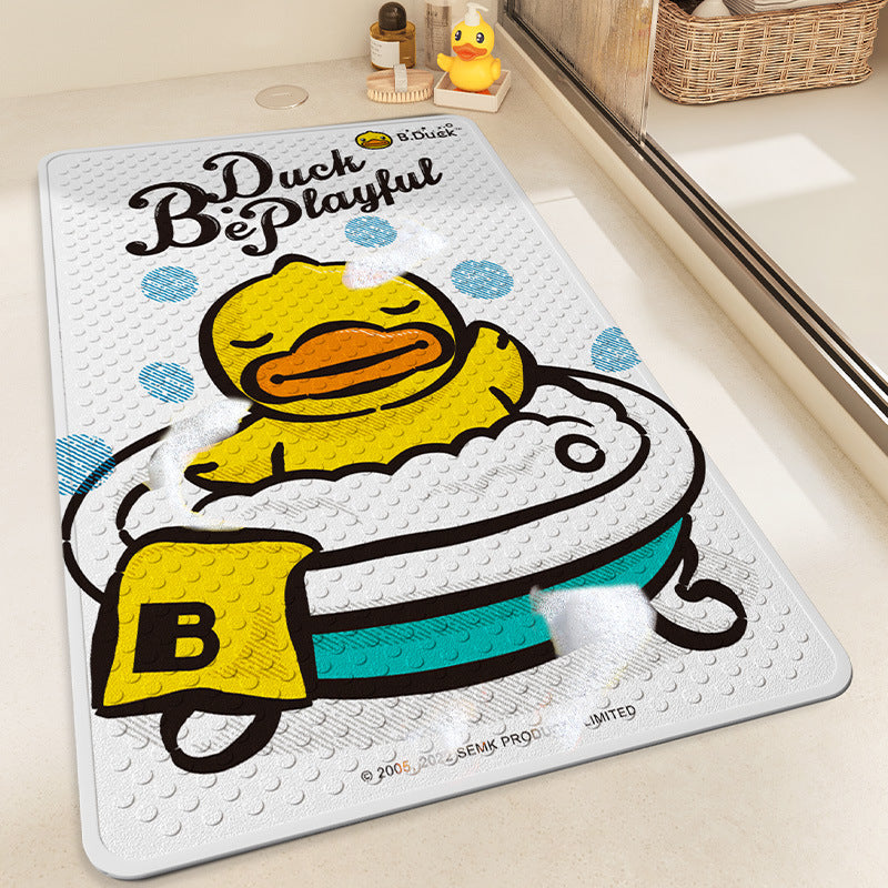 Playful Cartoon Shower Mat Kalsten