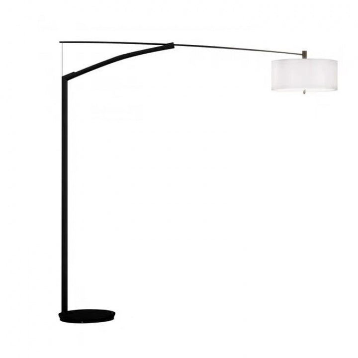 Modern Arching Floor Lamp with Adjustable Shade