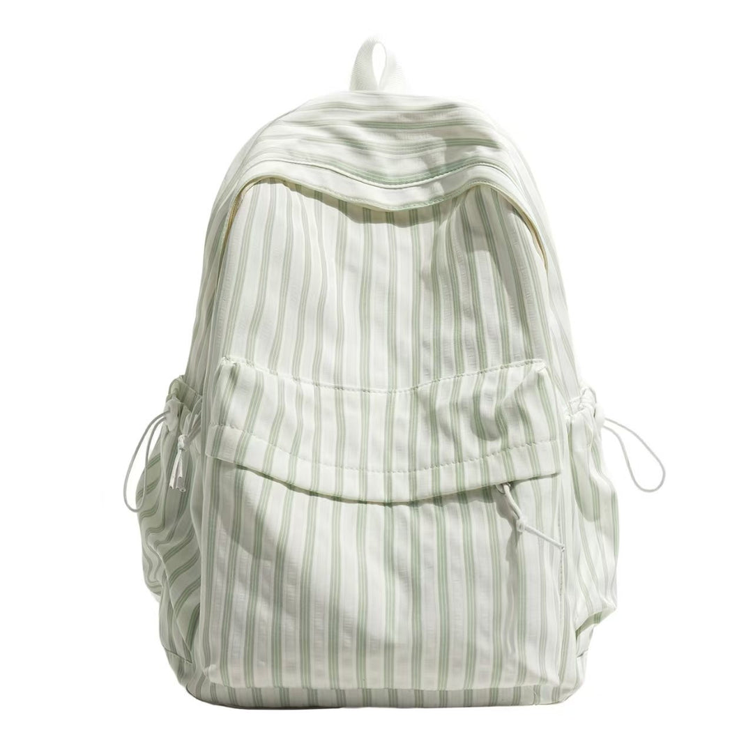 Backpack with Striped Design and Practical Side Pockets Kalsten