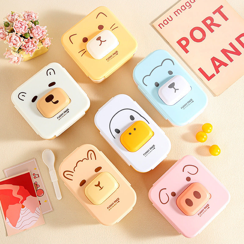 Cartoon-Themed Food Storage Container