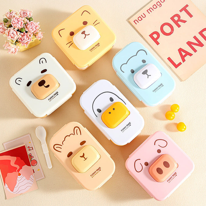 Cartoon-Themed Food Storage Container