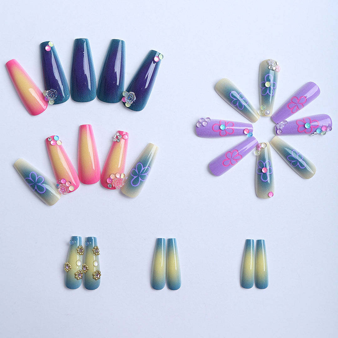 Nail art with Colorful Designs Kalsten