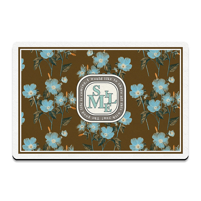 Floral Decorative Bath Mat