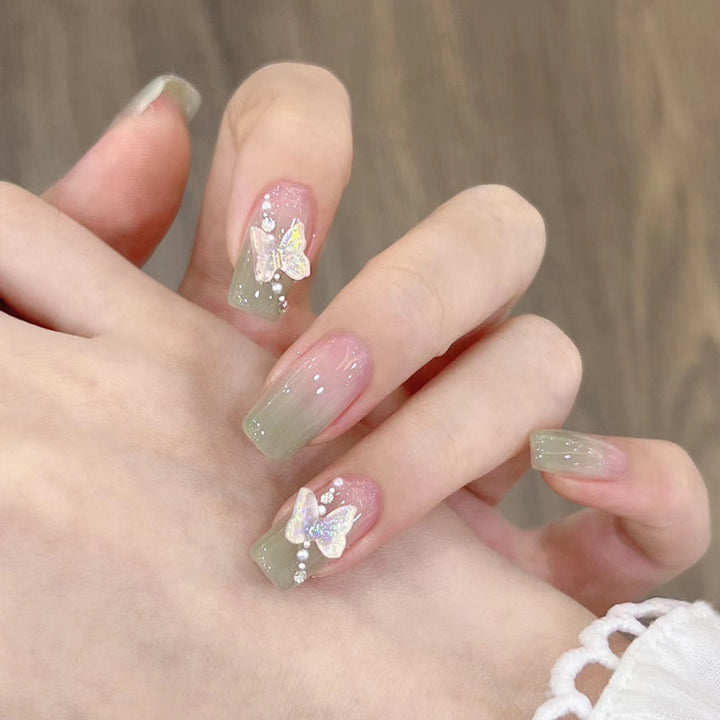Artificial nails with heart design Kalsten