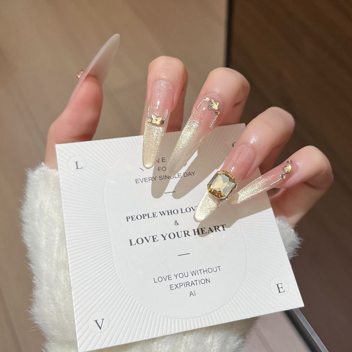 Stylish Stiletto Press-On Nail Extensions Kalsten