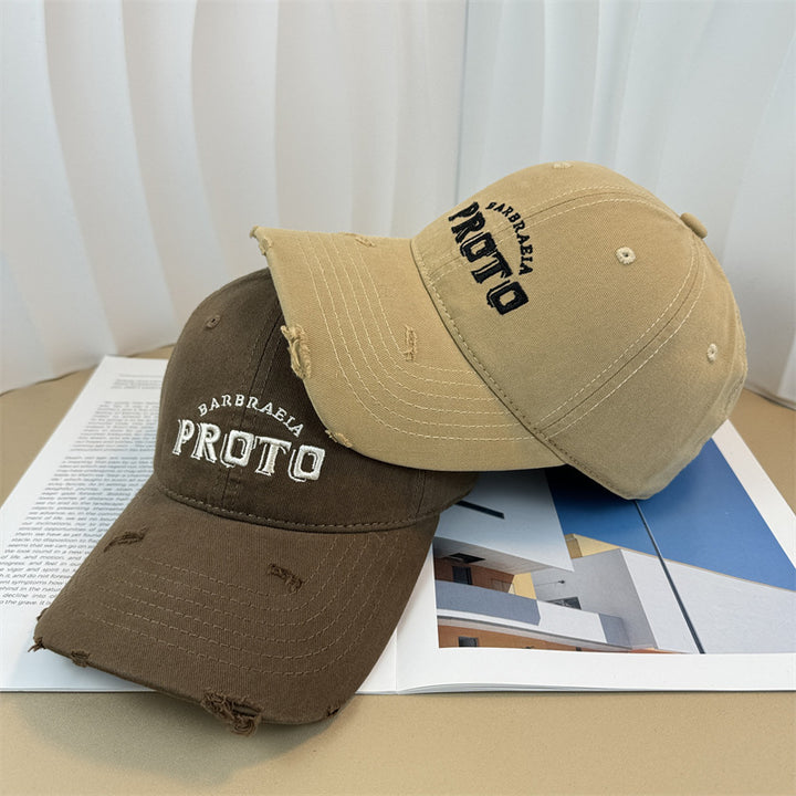 Men's Vintage-Inspired Distressed Baseball Cap Kalsten