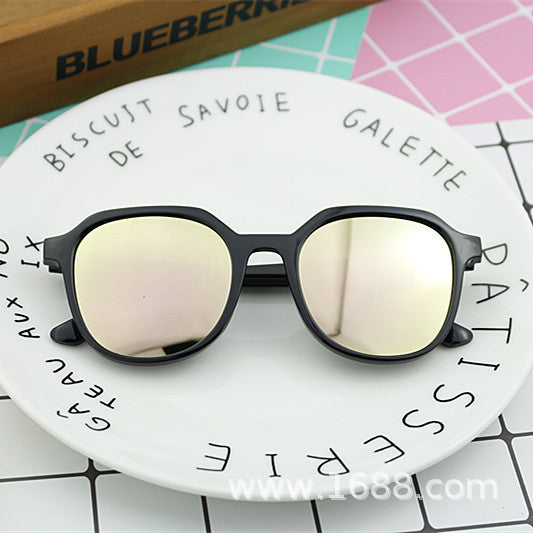 Women's geometric sunglasses with transparent frame structure Kalsten