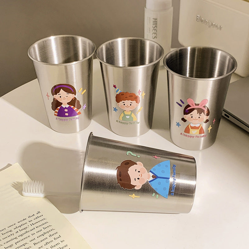Stainless Steel Toothbrush Holder with Creative Children's Design Kalsten