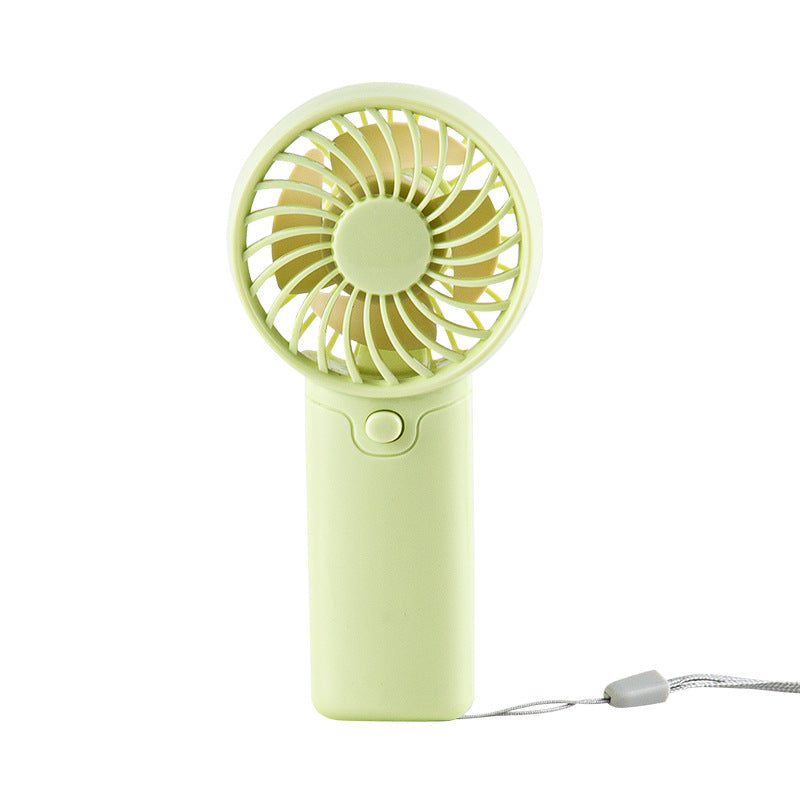 Women's portable mini fan with ergonomic handle and USB charging function Kalsten