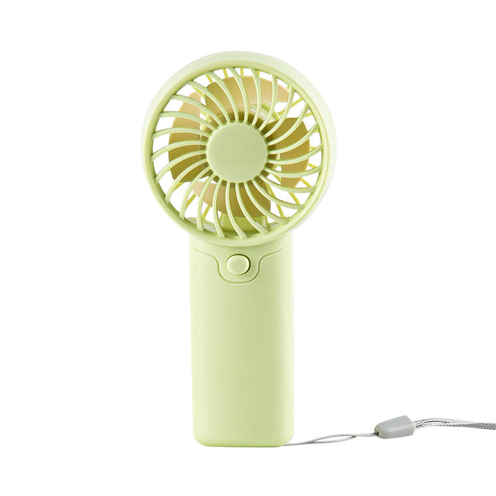 Women's portable mini fan with ergonomic handle and USB charging function Kalsten
