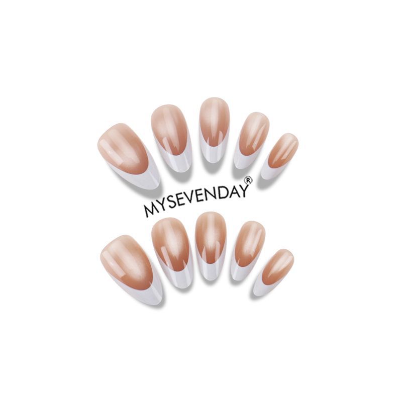 Premium French Tip Press-On Nail Set Kalsten