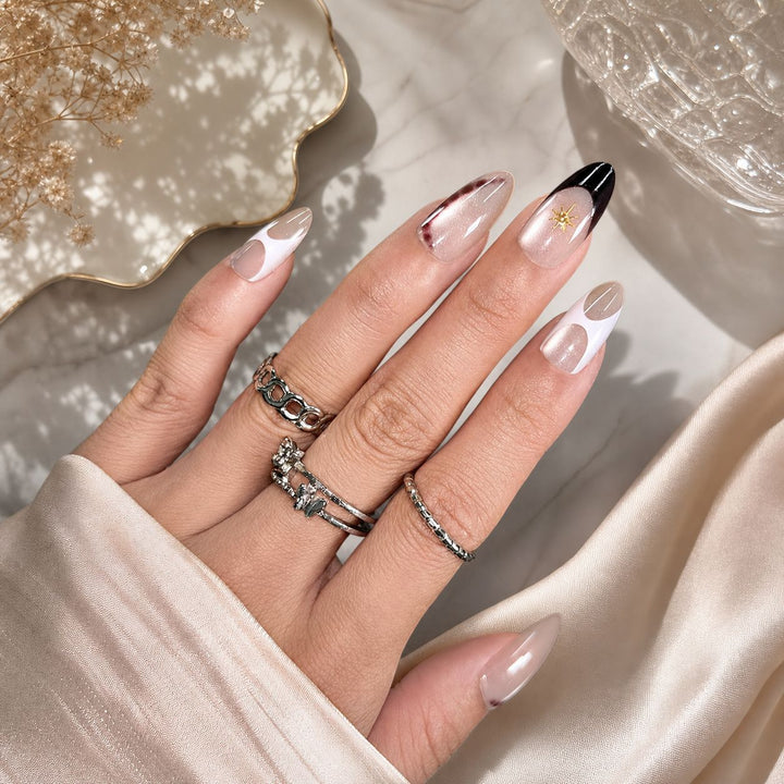 Artistic Press-On Nail Tips Set Kalsten