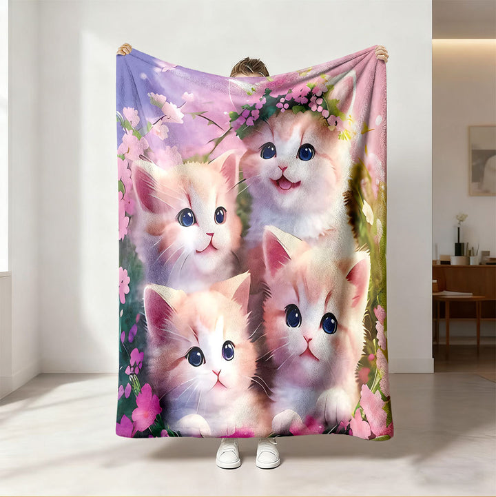 Music-Themed Fleece Blanket
