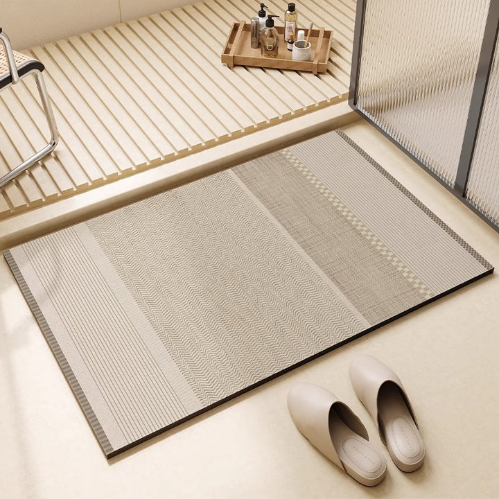 Geometric Design Bath Rug Kalsten