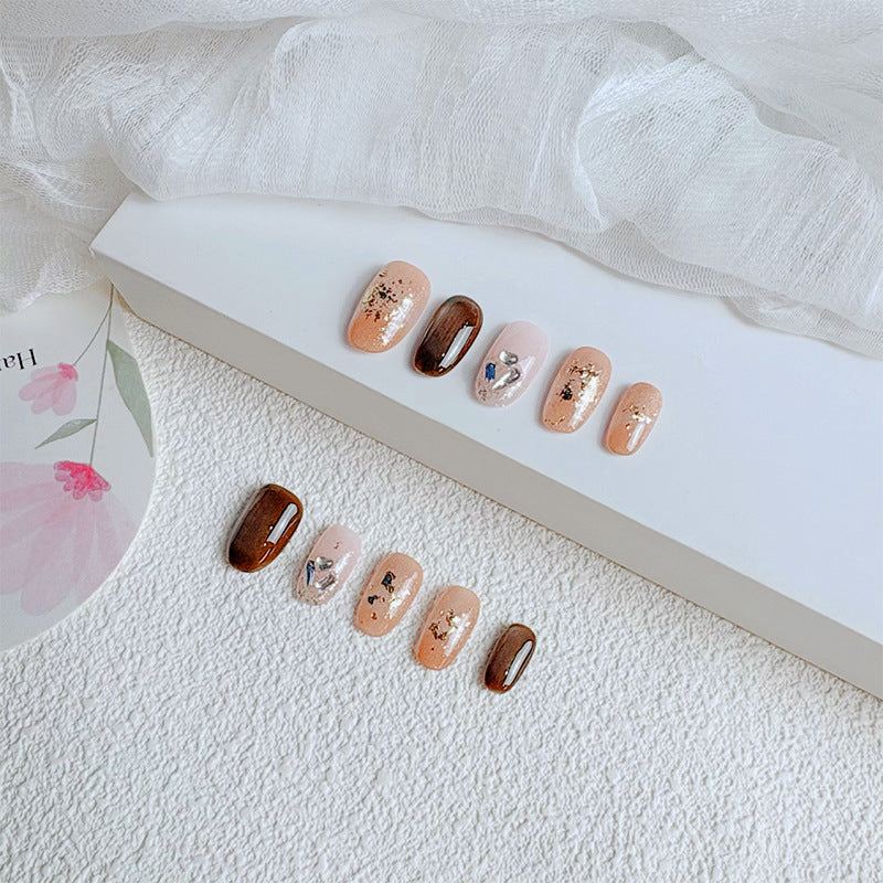 Elegant French Tip Press On Nails Kalsten