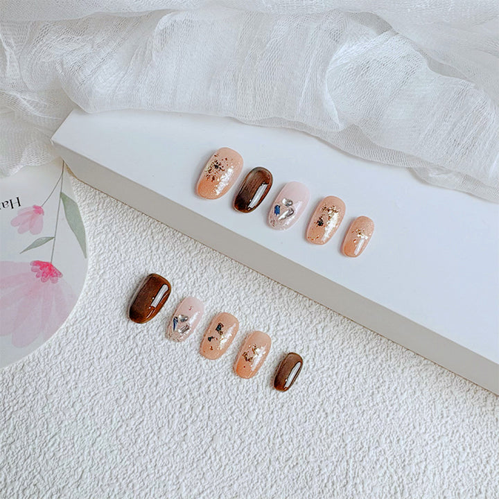 Elegant French Tip Press On Nails Kalsten