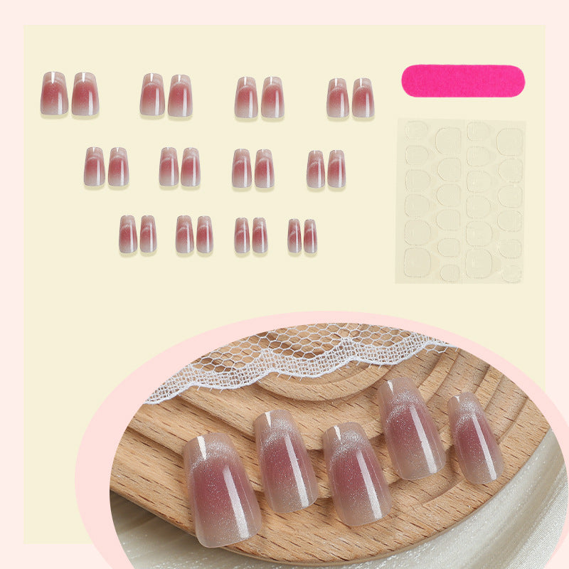 Artificial Nail Set with Elegant Ombre Effects Kalsten