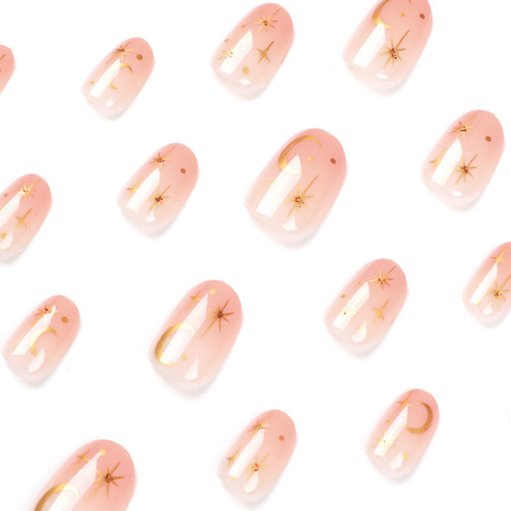 Celestial Themed Nail Art Enhancements Kalsten