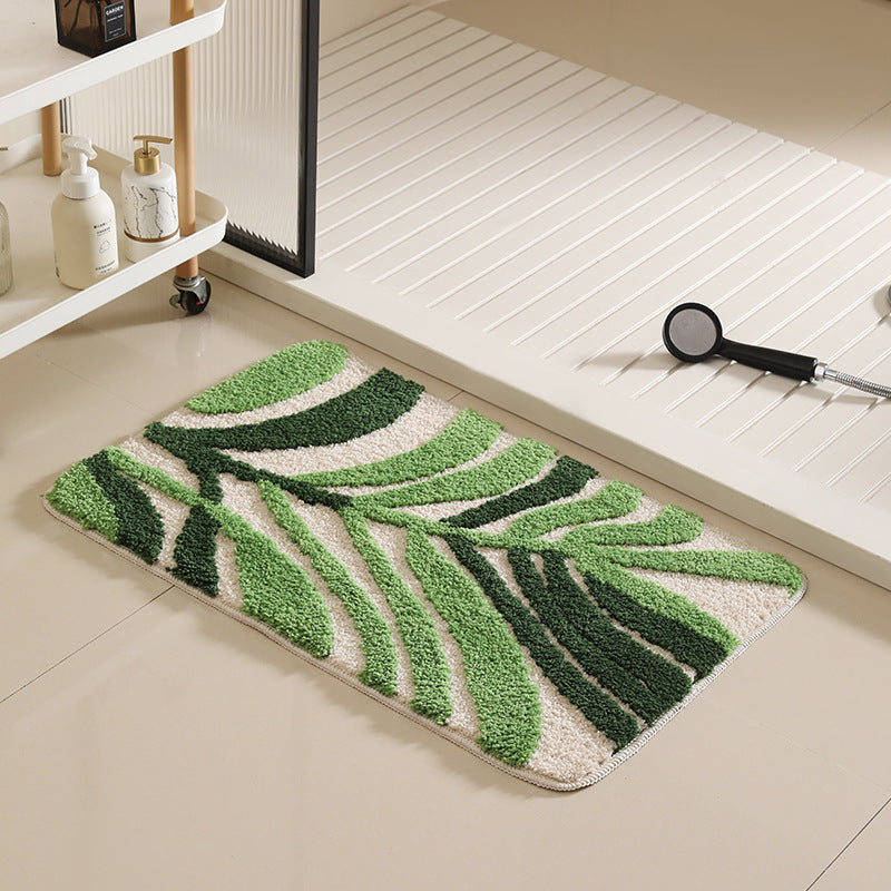 Floral-Themed Soft Bath Mat Kalsten