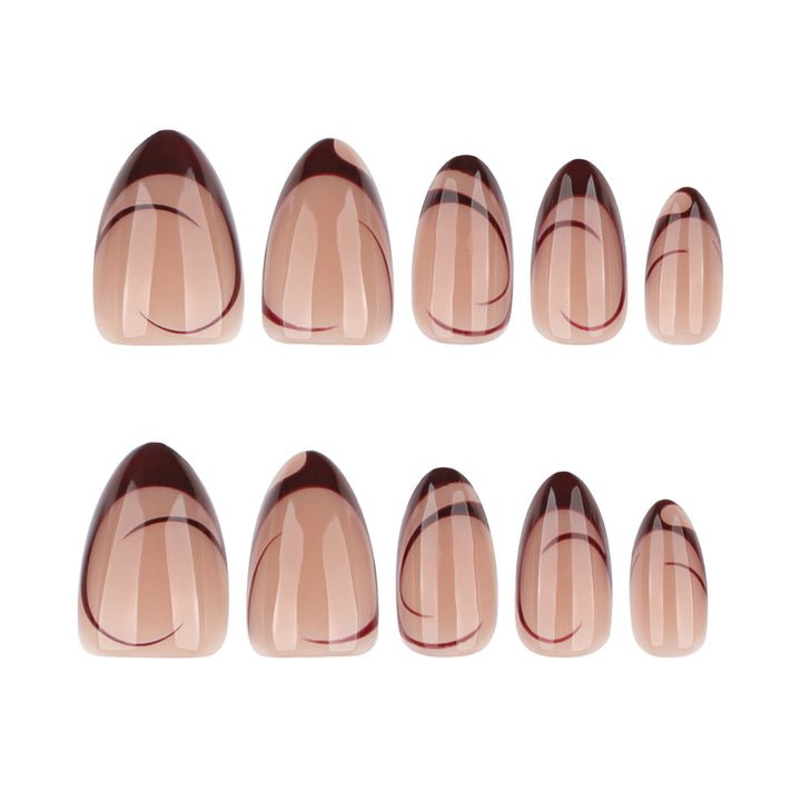 Elegant Nail Art with Filigree Lines and Glitter Accents Kalsten