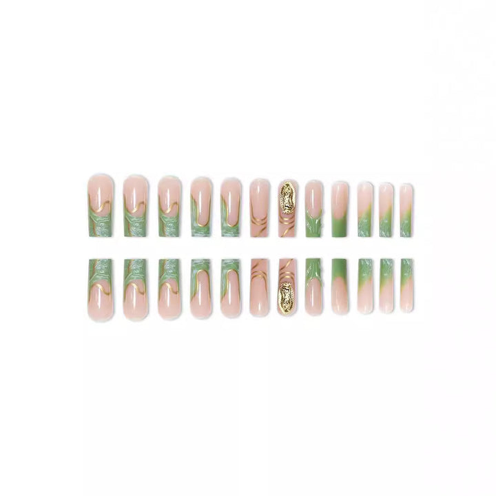 Decorative Long Acrylic Nail Extensions Kalsten