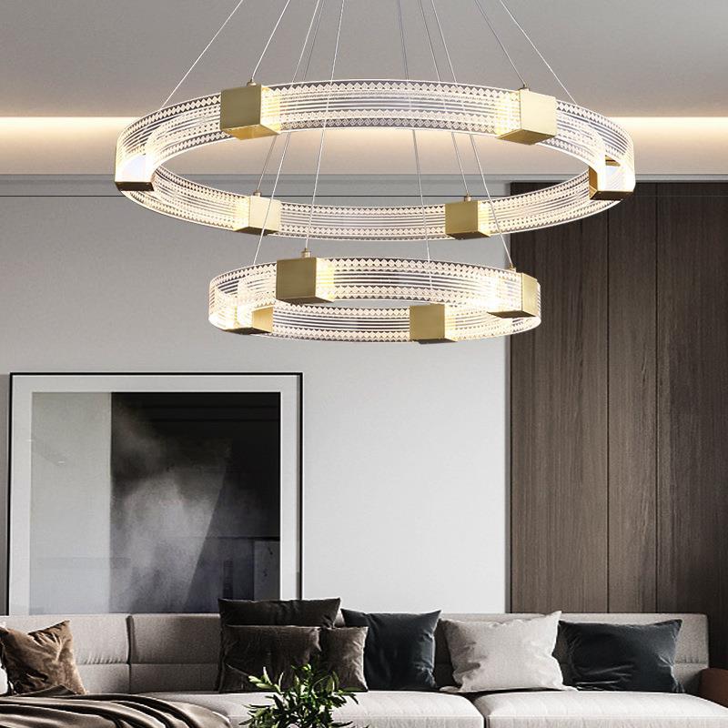 Modern Elegant Circular Pendant Light