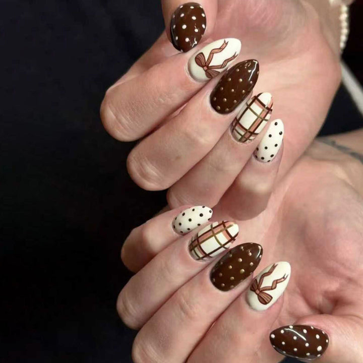 Artistic Nail Art Set with Unique Patterns