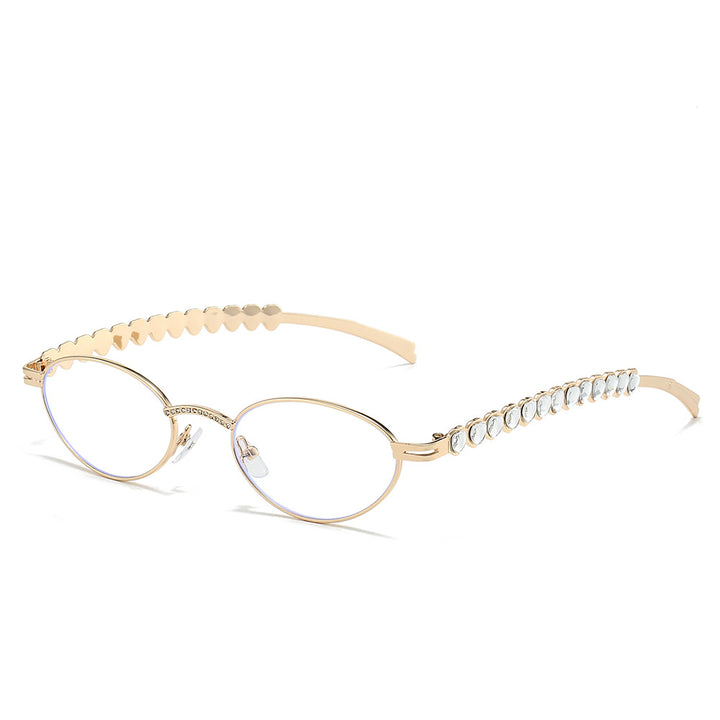 Statement Cat-Eye Optical Glasses with Crystal Accents Kalsten