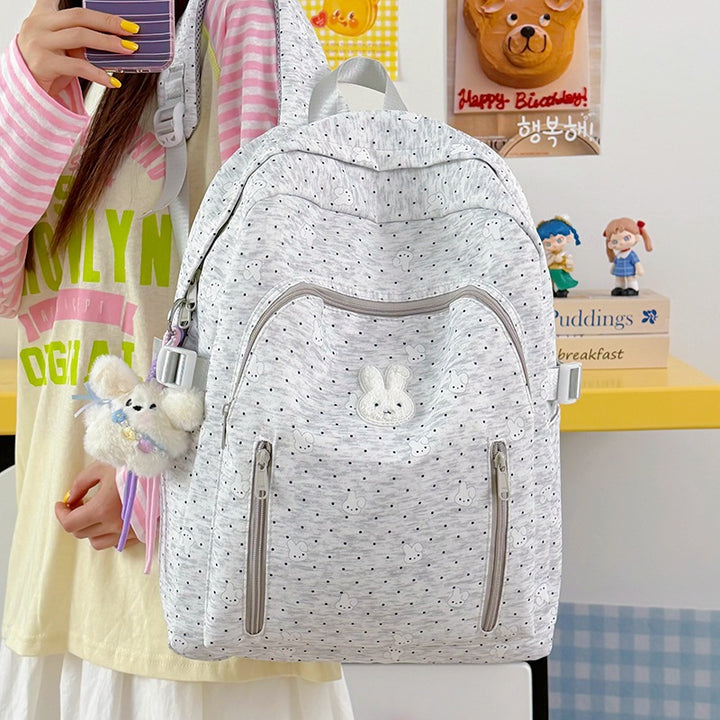 Cute Bunny-Themed School Backpack Kalsten