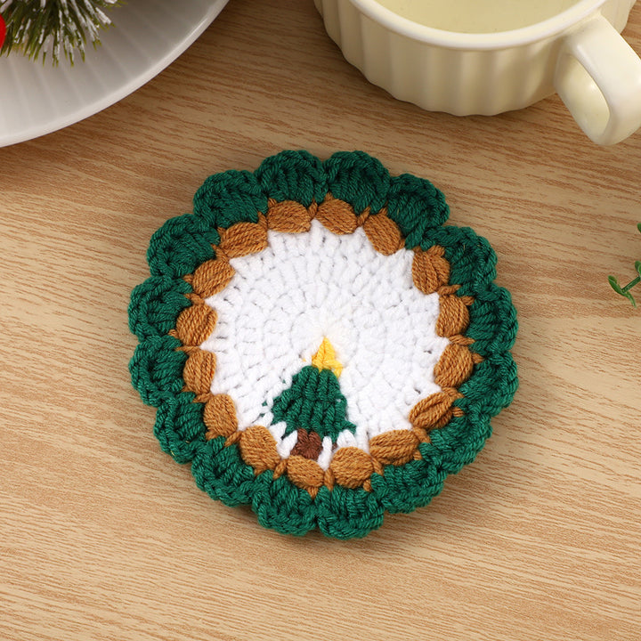 Decorative Artisan Crocheted Coaster Kalsten