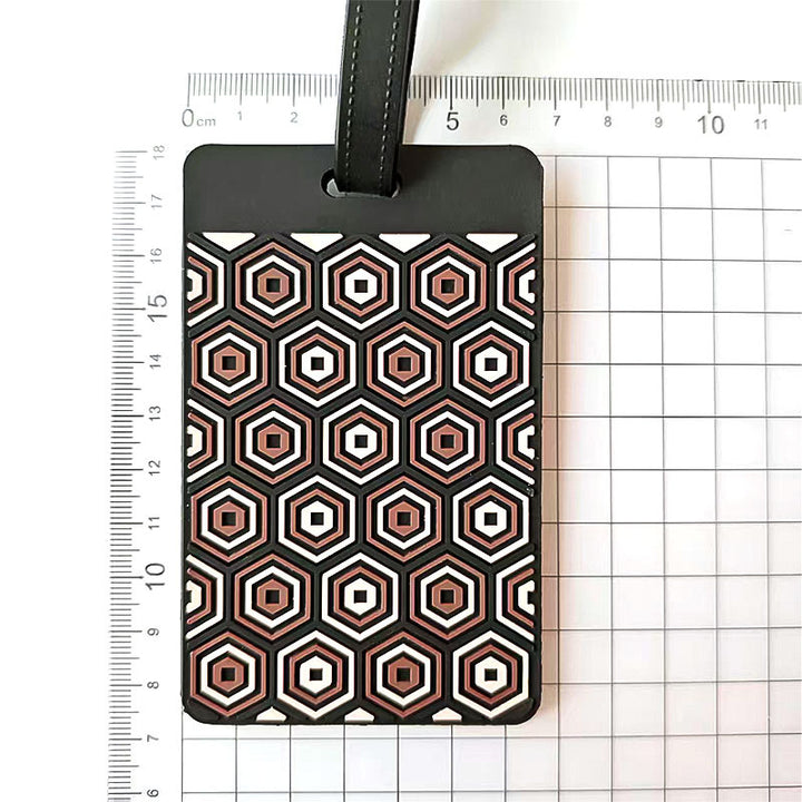 Unisex Retro Puzzle-Themed Luggage Tag Kalsten