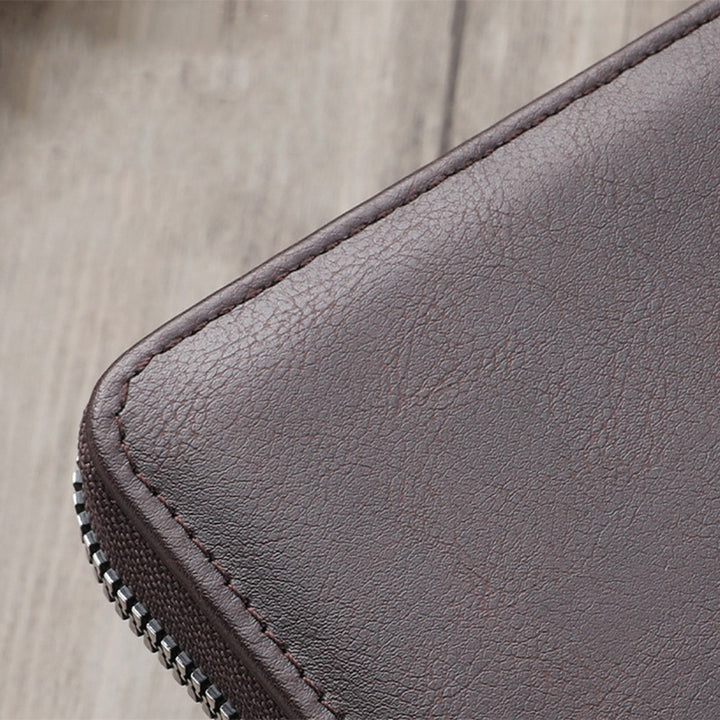 Compact Zip Leather Wallet Kalsten