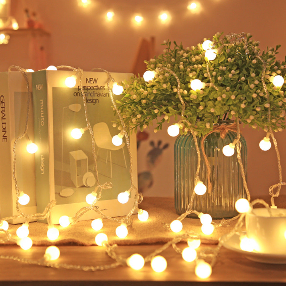 Outdoor Solar Star And Globe String Lights With Waterproof Copper Wire Kalsten