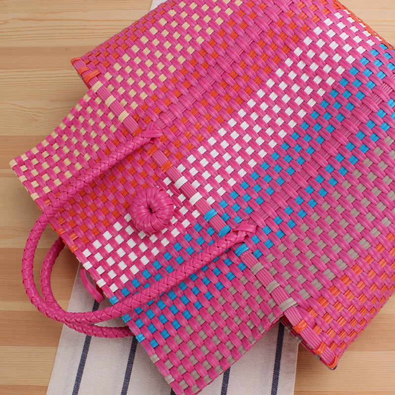Beach handbag in modern braided design Kalsten