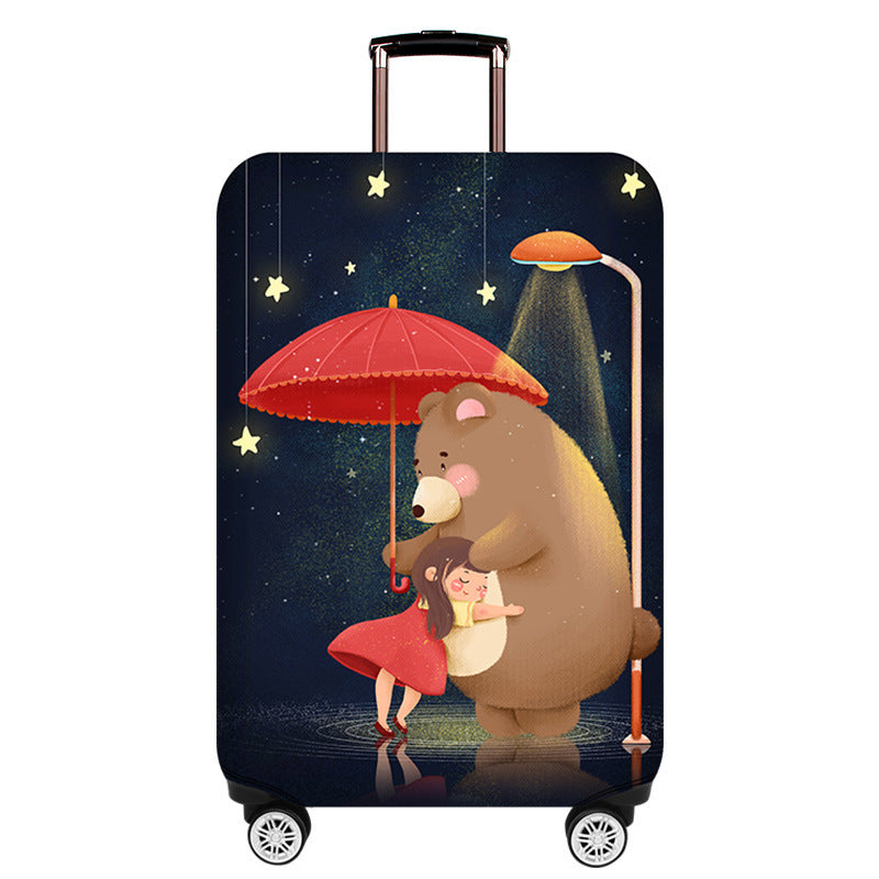 Women's Hard Shell Suitcase with Charming Children's Design Kalsten