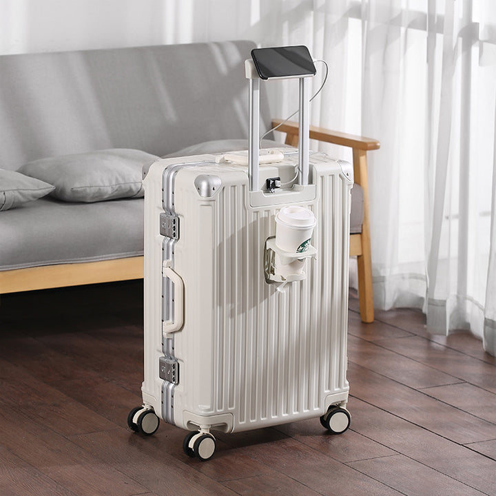 Unisex Smart Travel Suitcase with USB Charging Port Kalsten