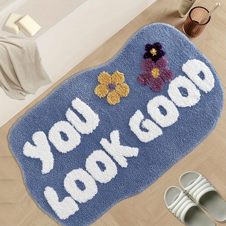 Fun Mushroom-Themed Bath Mat