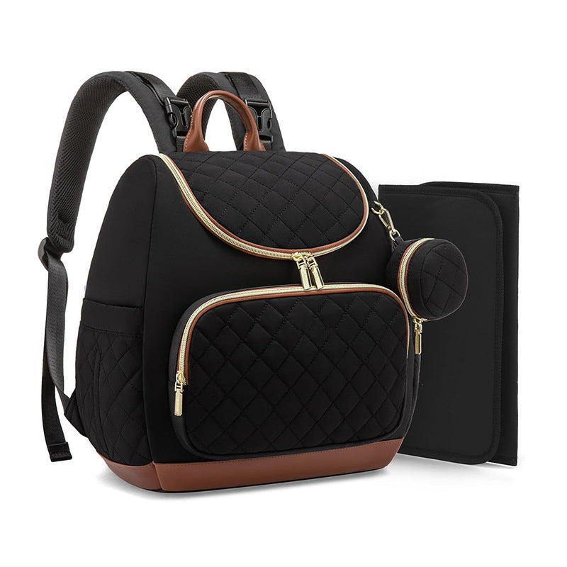 Elegant Quilted Backpack with Practical Compartments Kalsten
