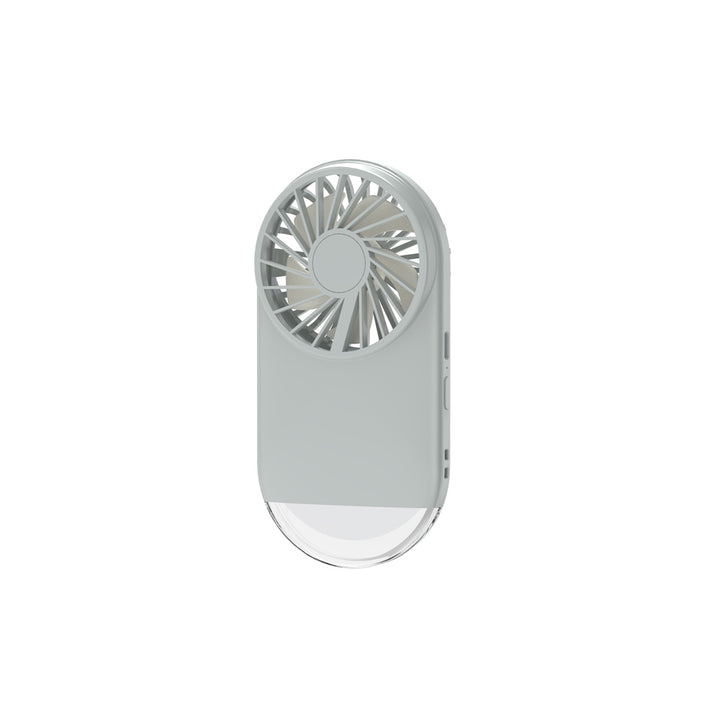 Unisex Rechargeable Handheld Cooling Fan with LED Light Kalsten