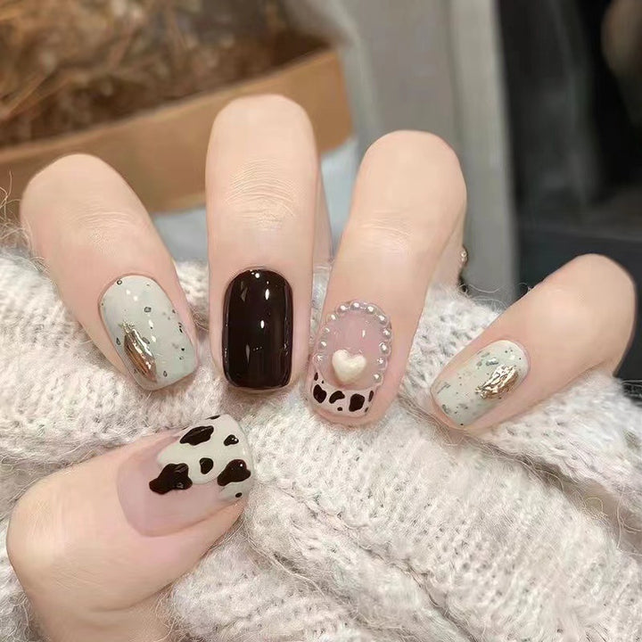 Artistic Resin Press-On Nail Set